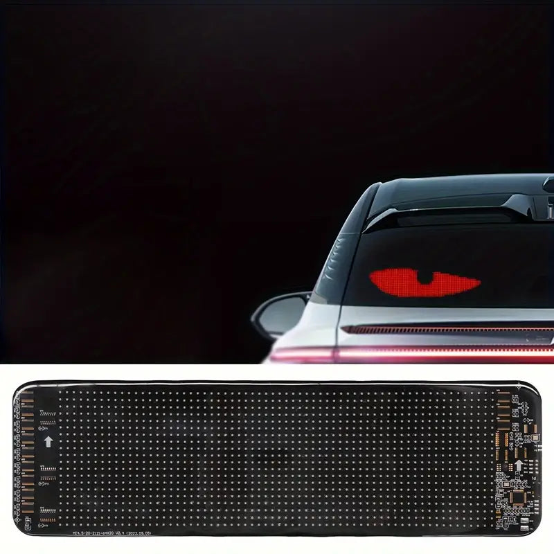 LED Car Display - Light Up Your Ride with Custom Text and Images!